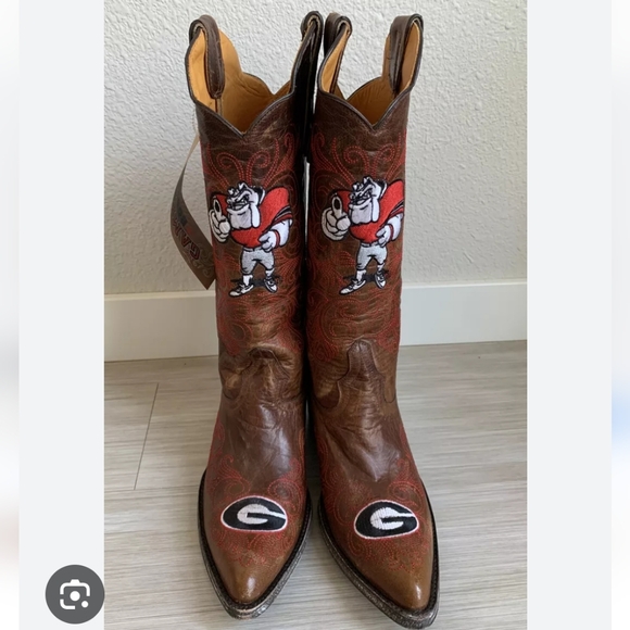 NWT Women's Georgia State Bulldogs Gameday Cowboy Boots - Picture 6 of 7